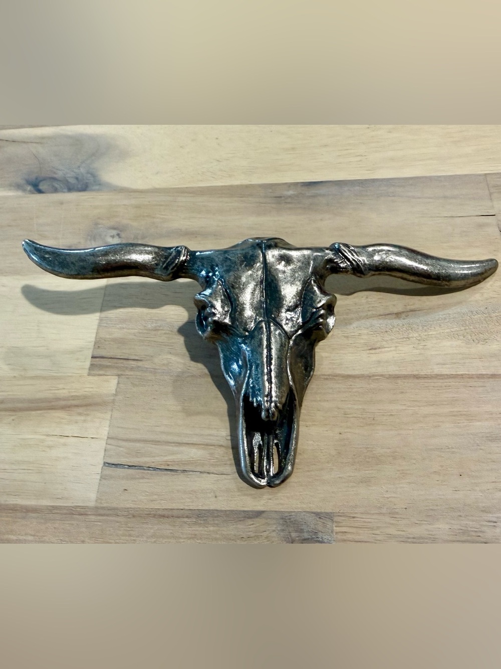 Vintage Longhorn Belt Buckle - Western Accent